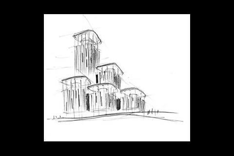 Concept sketches for the redevelopment of King’s Reach